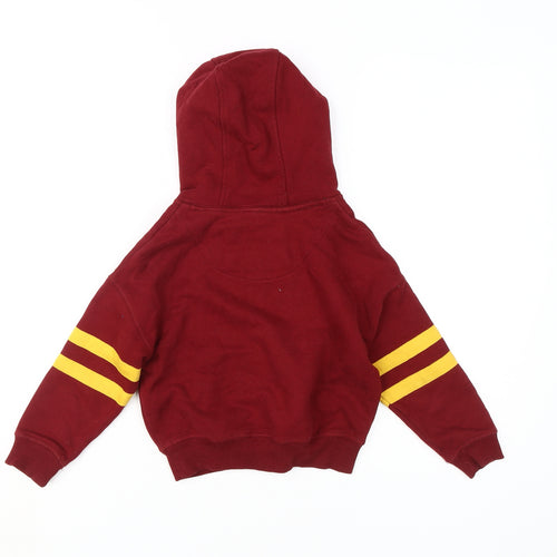 Marks and Spencer Boys Red Harry Potter Pullover Hoodie 3-4 Years