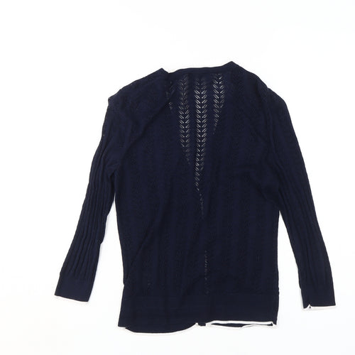 H&M Women's Blue V-Neck Cardigan, Size S