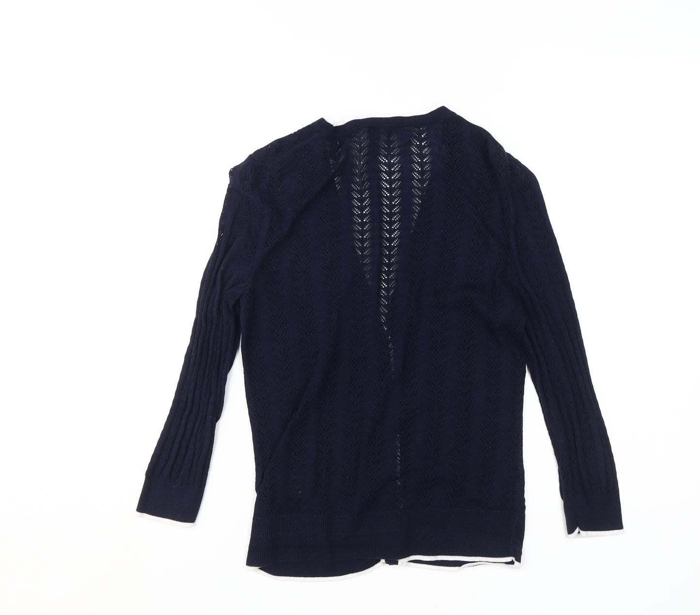 H&M Women's Blue V-Neck Cardigan, Size S