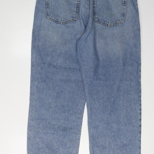 H&M Women's Blue Straight Jeans Size 16