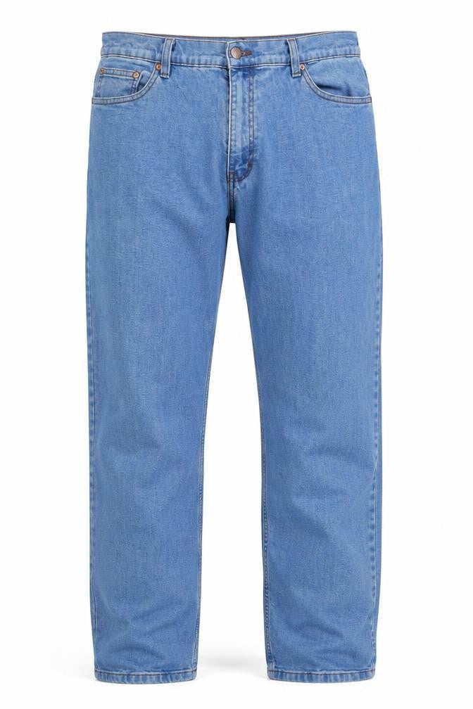 Alan Greenhalgh Men's Blue Straight Leg Denim Jeans