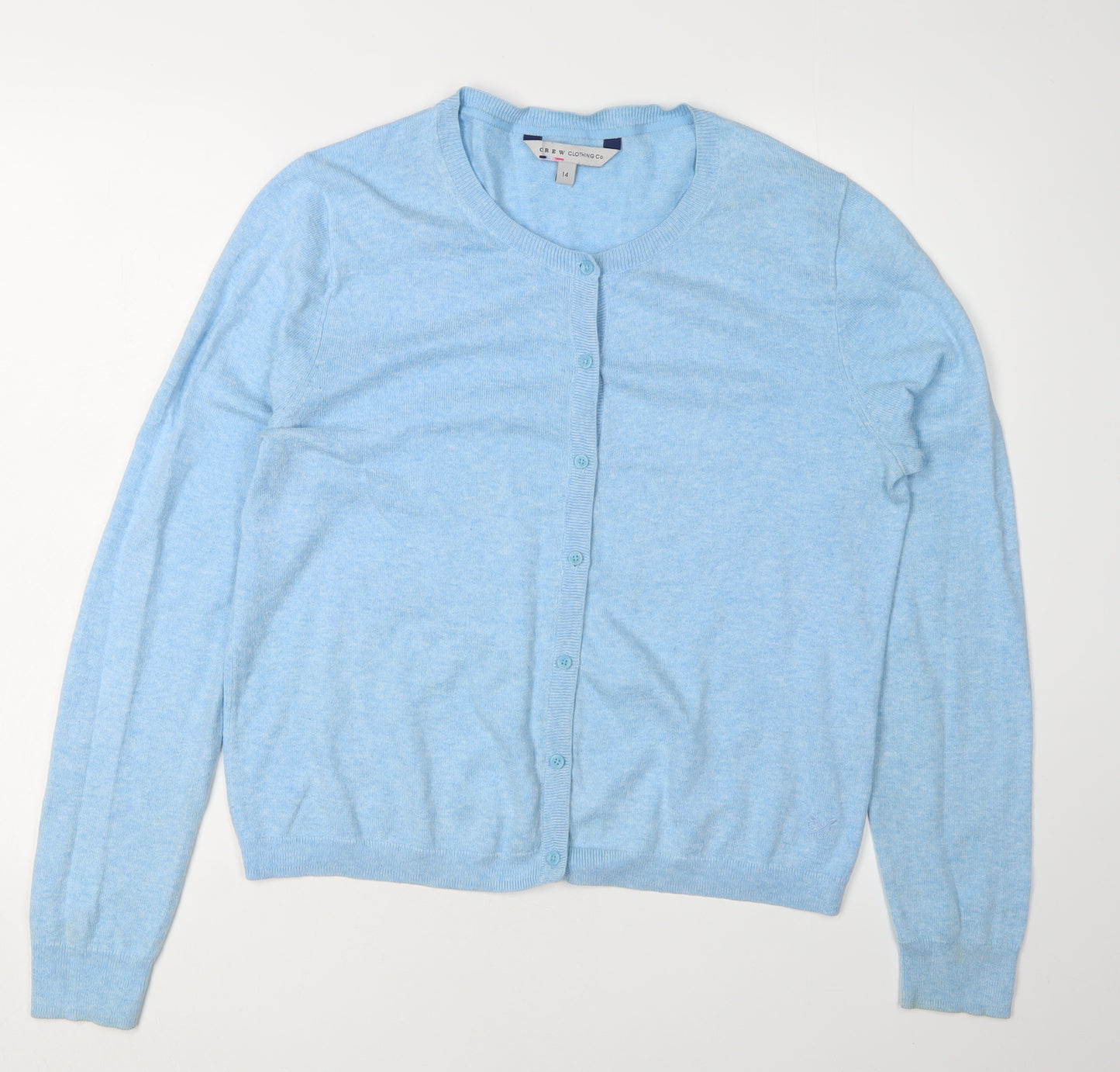 Crew Clothing Co. Women's Blue Cardigan Size 14