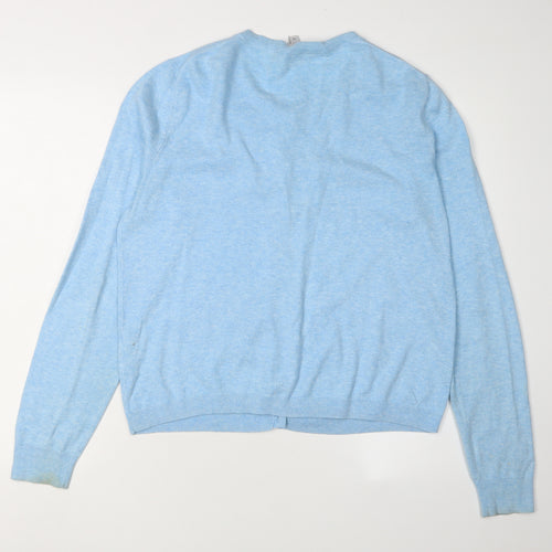 Crew Clothing Co. Women's Blue Cardigan Size 14