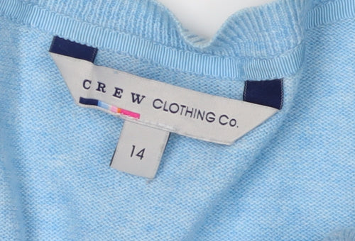 Crew Clothing Co. Women's Blue Cardigan Size 14