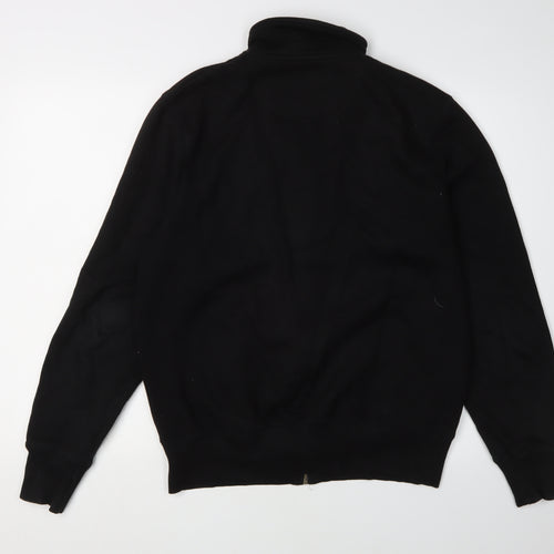 Fred Perry Men's Black Full Zip Sweatshirt M