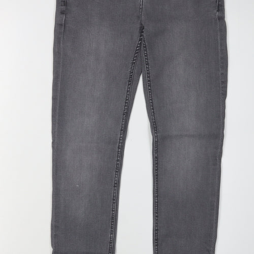 Zara Women Grey Skinny Jeans, Size 8, Stretch Denim
