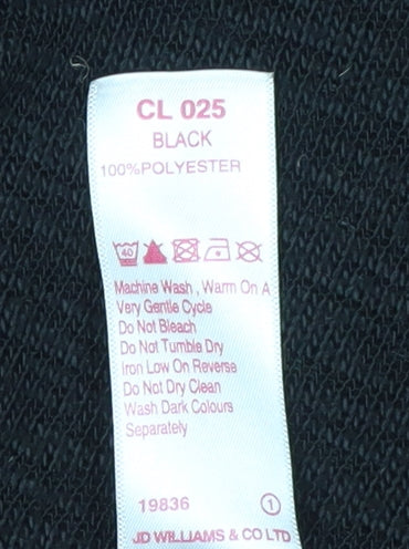 Simply Be Women Black 16/18 V-Neck Pullover Jumper