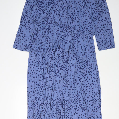 Joules Women's Blue Long A-Line Dress Size 18