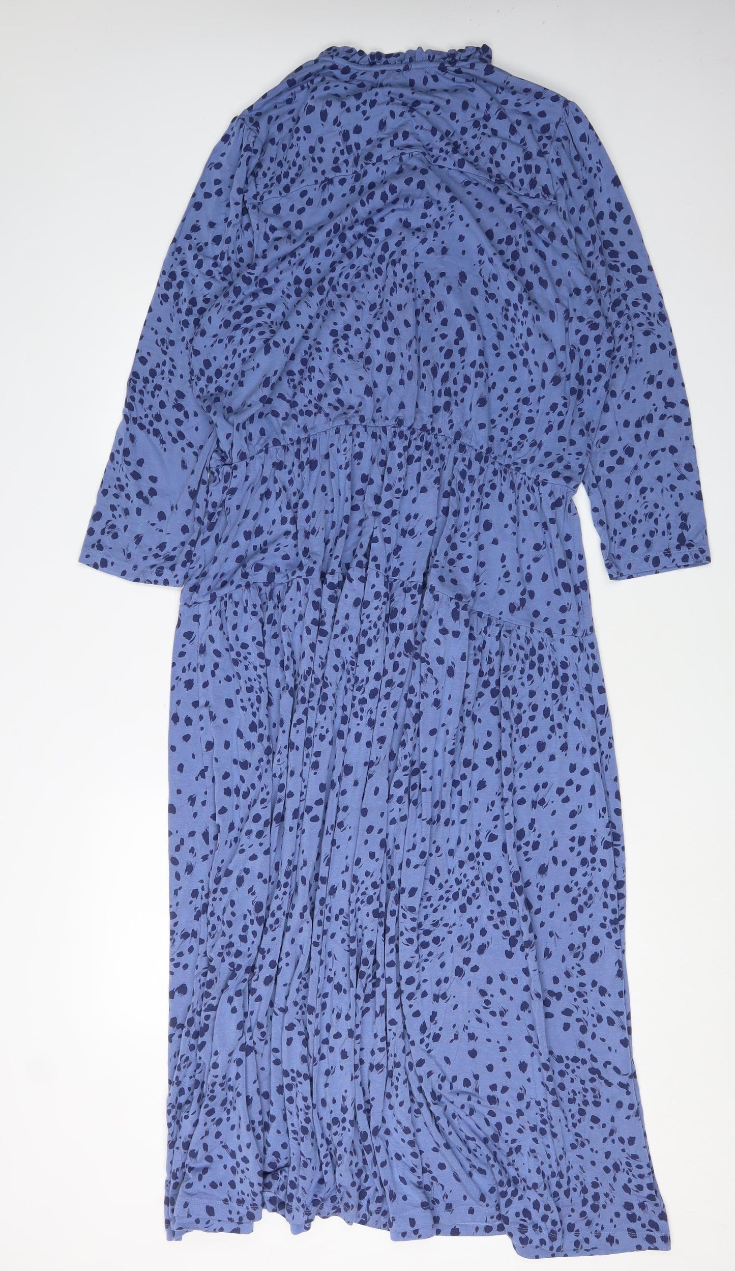Joules Women's Blue Long A-Line Dress Size 18