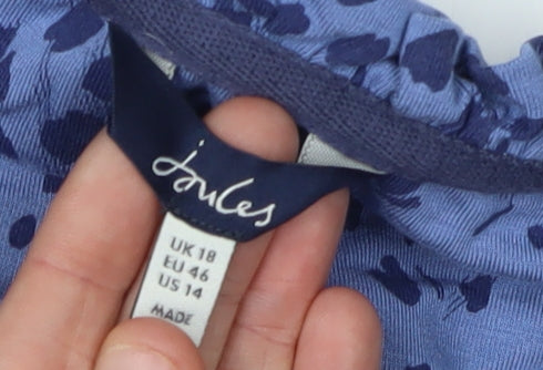 Joules Women's Blue Long A-Line Dress Size 18