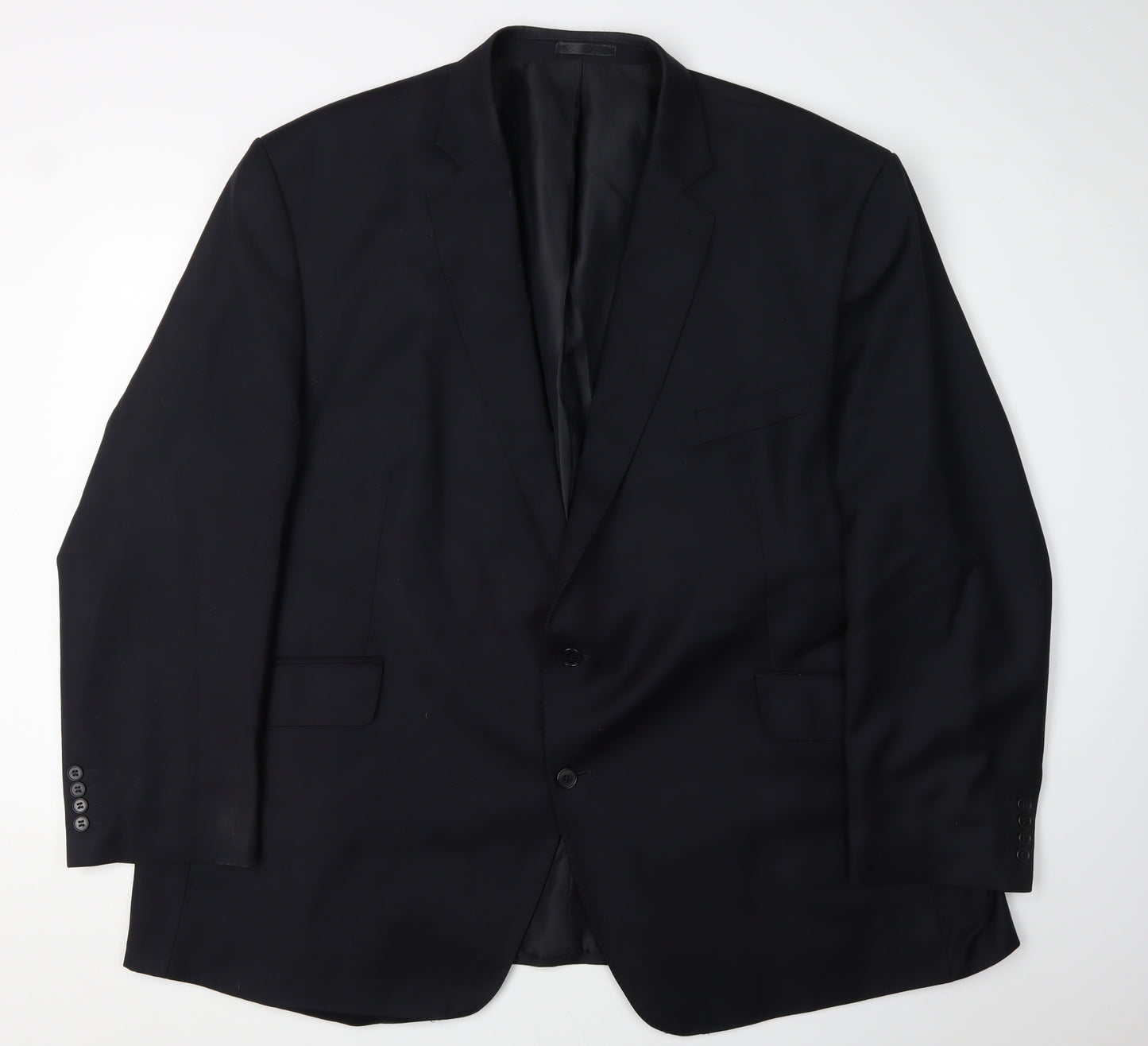 Centaur Men's Black Blazer, Size 56, Regular Fit