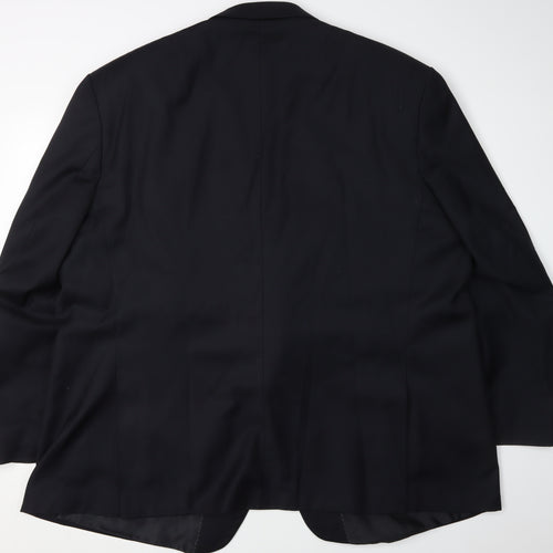 Centaur Men's Black Blazer, Size 56, Regular Fit