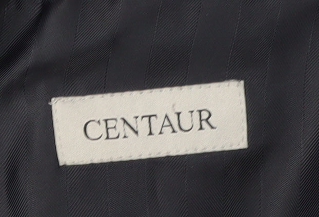 Centaur Men's Black Blazer, Size 56, Regular Fit