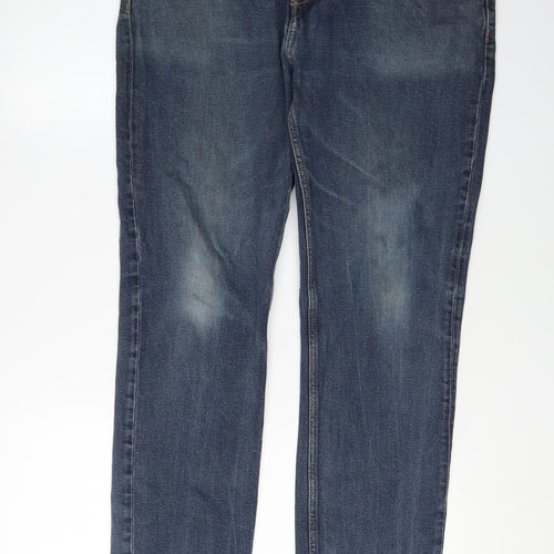 H&M Men’s Blue Slim Straight Denim Jeans Size 36
