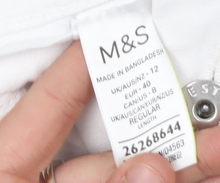 Marks and Spencer Women’s White Jeans Size 12