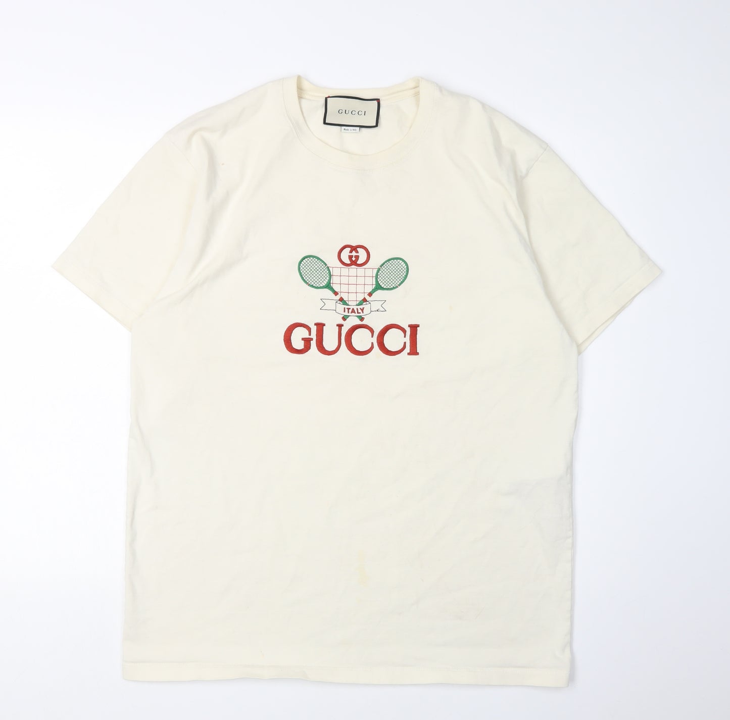 Gucci Men's Beige Sports T-Shirt L