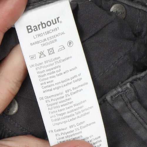 Barbour Women's Grey Skinny Jeans Size 10 Slim Fit