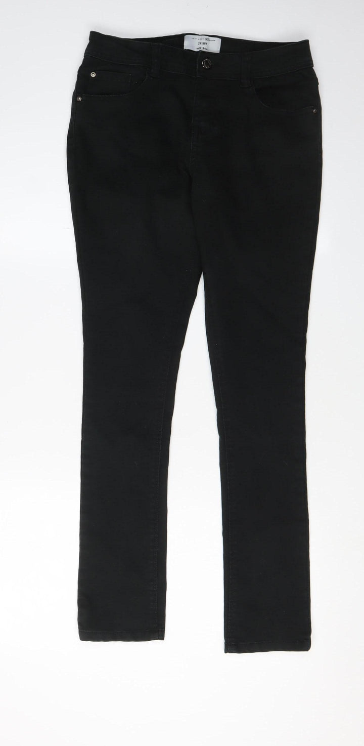 New Look Girls Black Skinny Jeans - Size 11