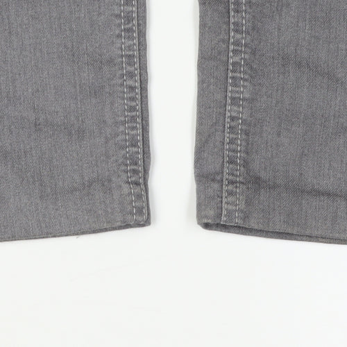 Gelco Women's Grey Straight Leg Jeans, Size 10