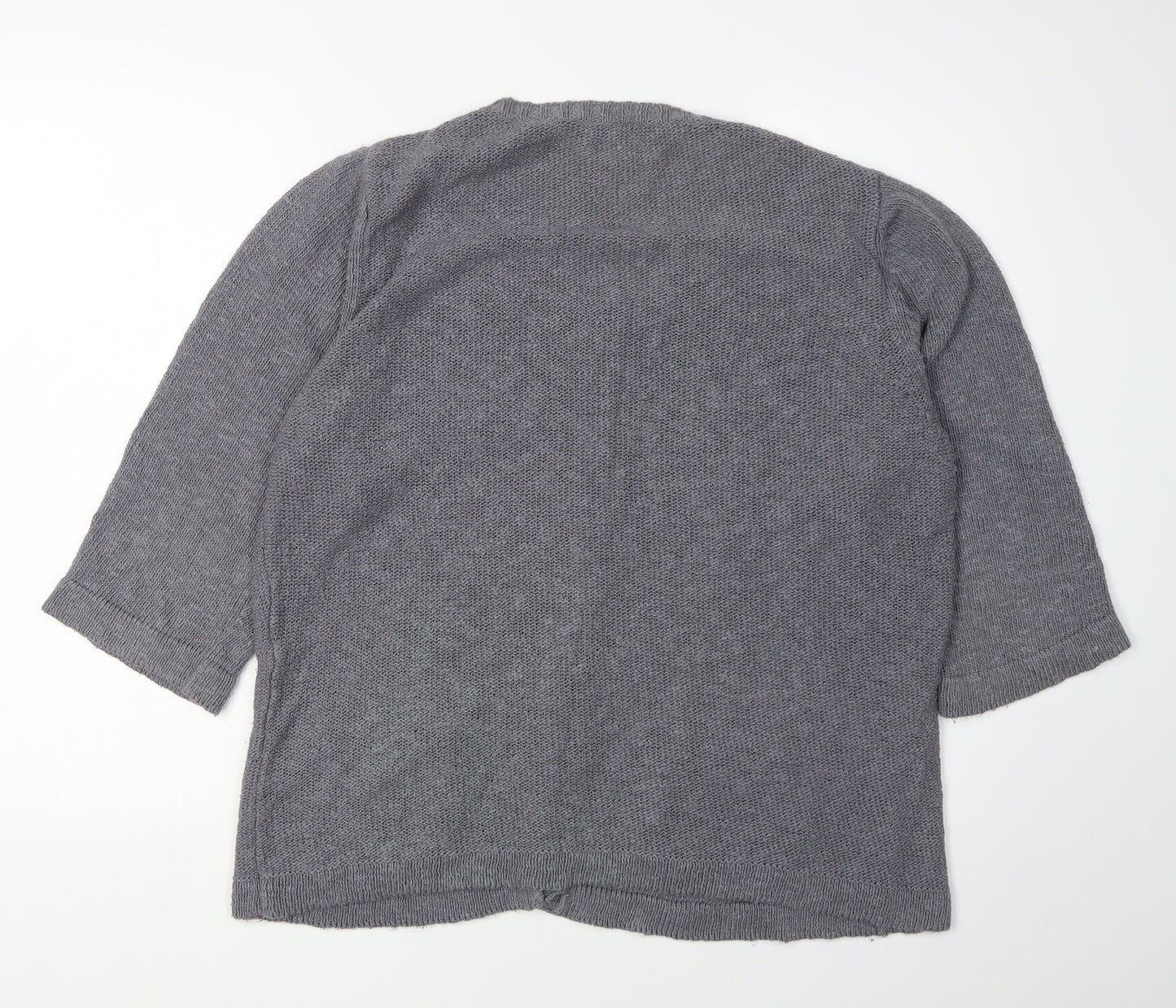 Per Una Grey Women's XL Cardigan, Button Accent, Autumn