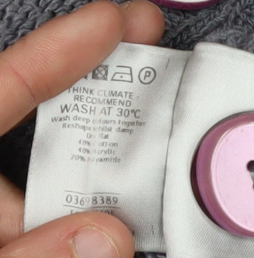 Per Una Grey Women's XL Cardigan, Button Accent, Autumn