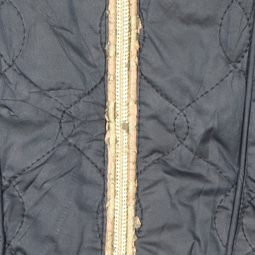 Gerry Weber Women's Blue Quilted Jacket Size 16 Casual
