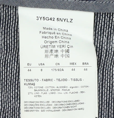 Armani Jeans Women's Blue Blazer Size 16 Regular Fit