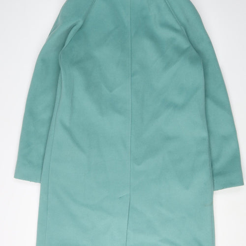 Marks and Spencer Women's Green Overcoat, Size 10