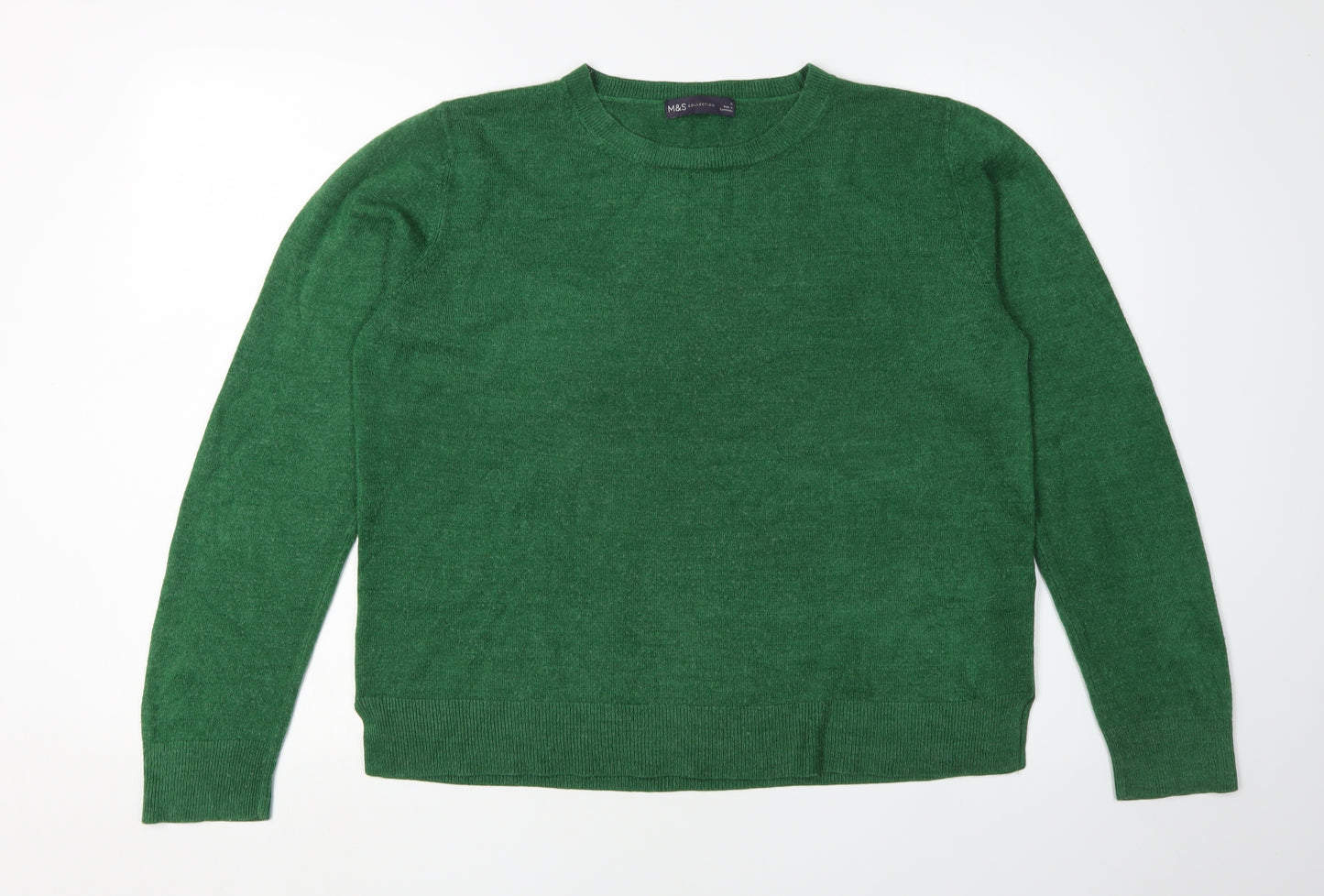Marks and Spencer Women's Green Pullover Jumper, Size 18