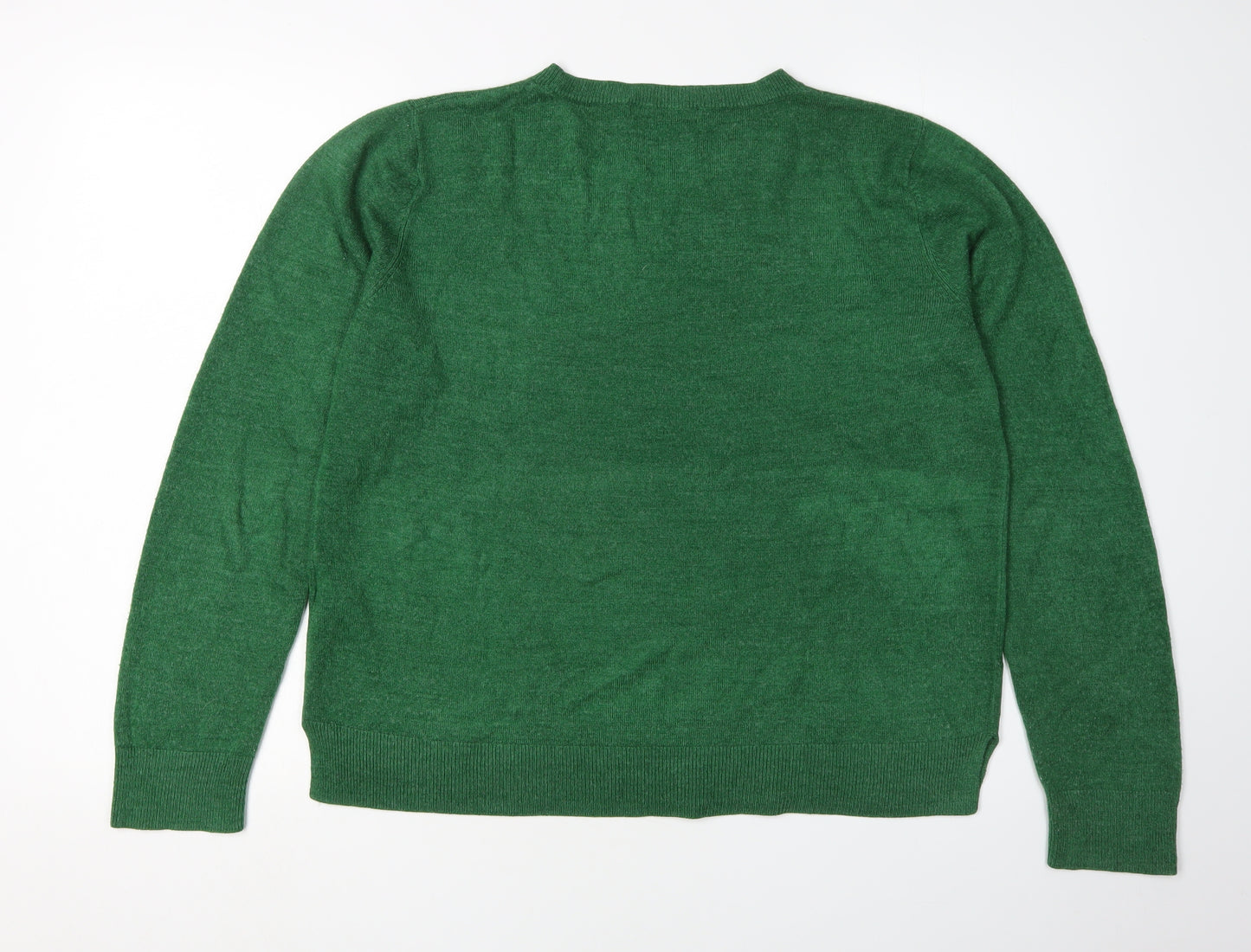Marks and Spencer Women's Green Pullover Jumper, Size 18