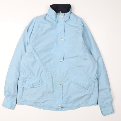 Green Lamb Women's Blue Rain Coat S - Casual Travel Jacket