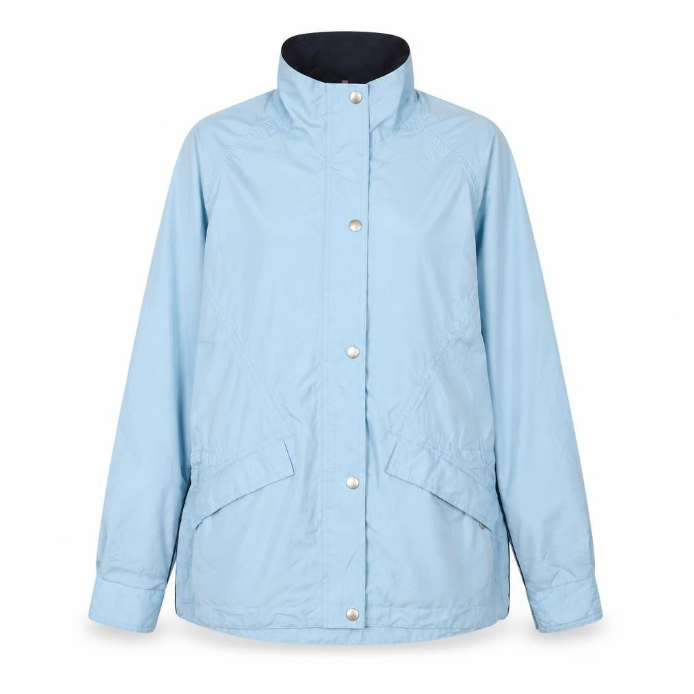Green Lamb Women's Blue Rain Coat S - Casual Travel Jacket