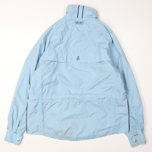 Green Lamb Women's Blue Rain Coat S - Casual Travel Jacket