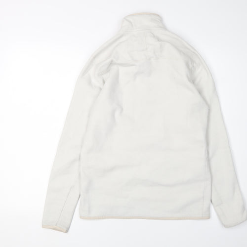 The North Face Men's White Fleece Jacket M
