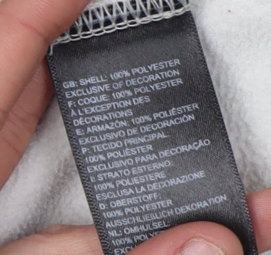 The North Face Men's White Fleece Jacket M