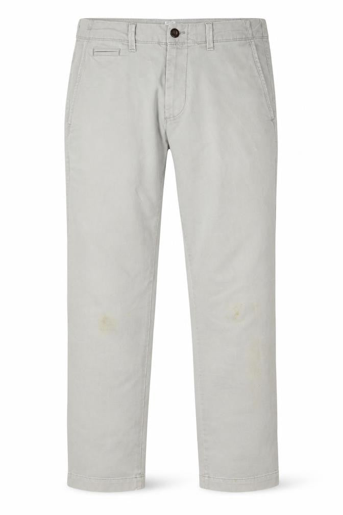 Front view of Gap Men’s Grey Slim Straight Jeans, size 32