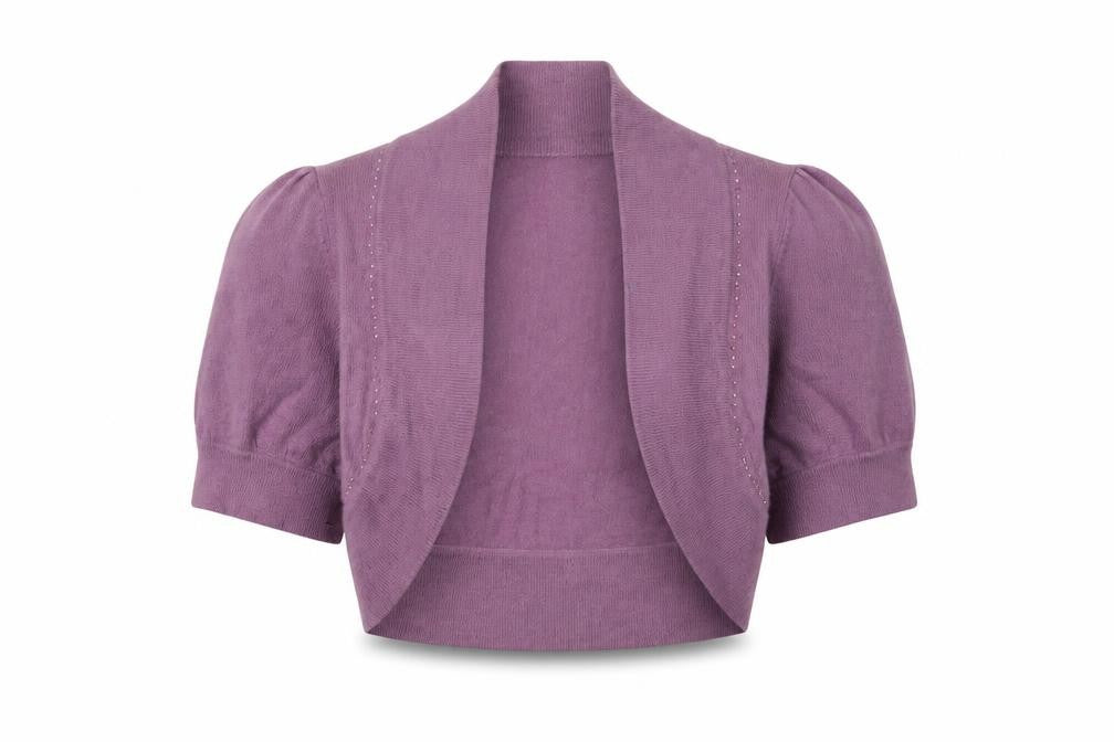 Ted Baker Women’s Purple Shrug Size 10, Wool Cashmere