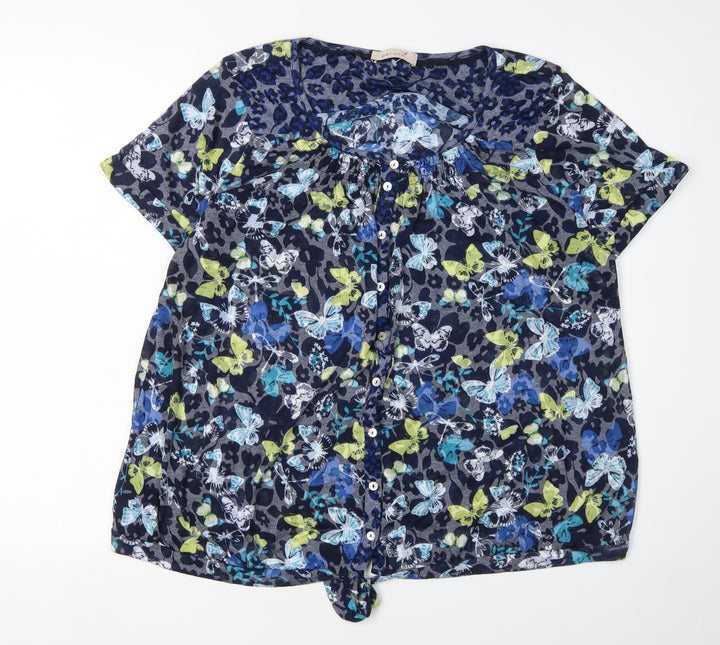 Marks and Spencer Women's Multicoloured Blouse - Size 12