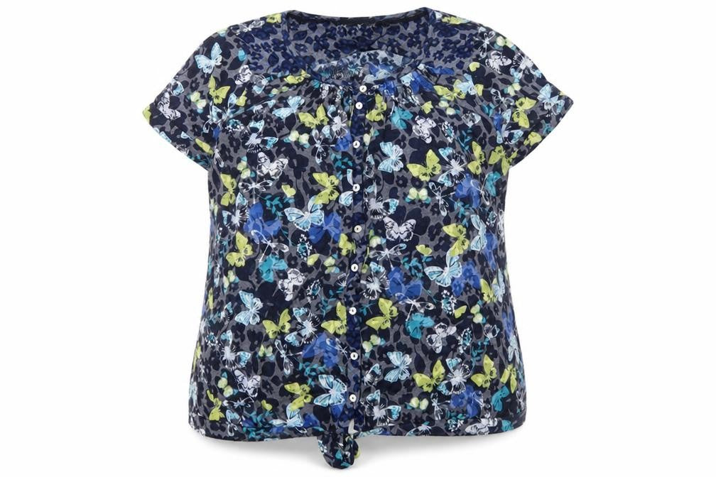 Front view of Marks & Spencer Women's Multicoloured Blouse -, size 12