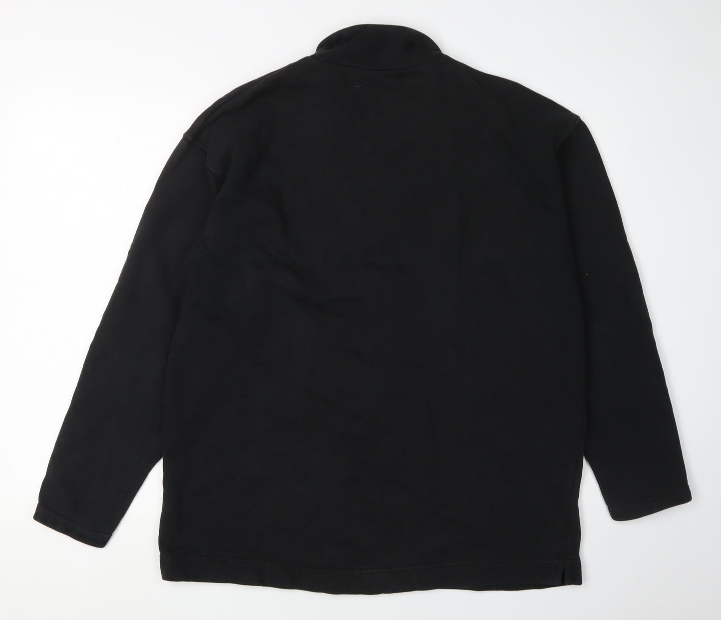 Moto Jeanswear Men's Black 1/4 Zip Sweatshirt L