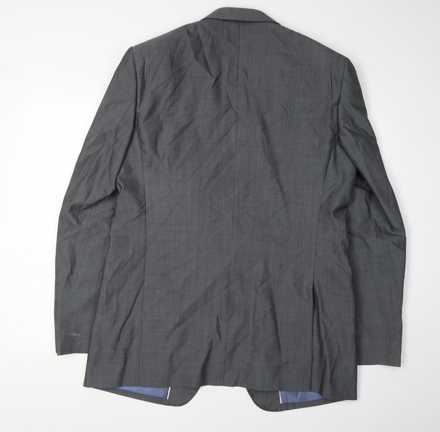 Marks & Spencer Men's Grey Wool Blazer 42L Jacket