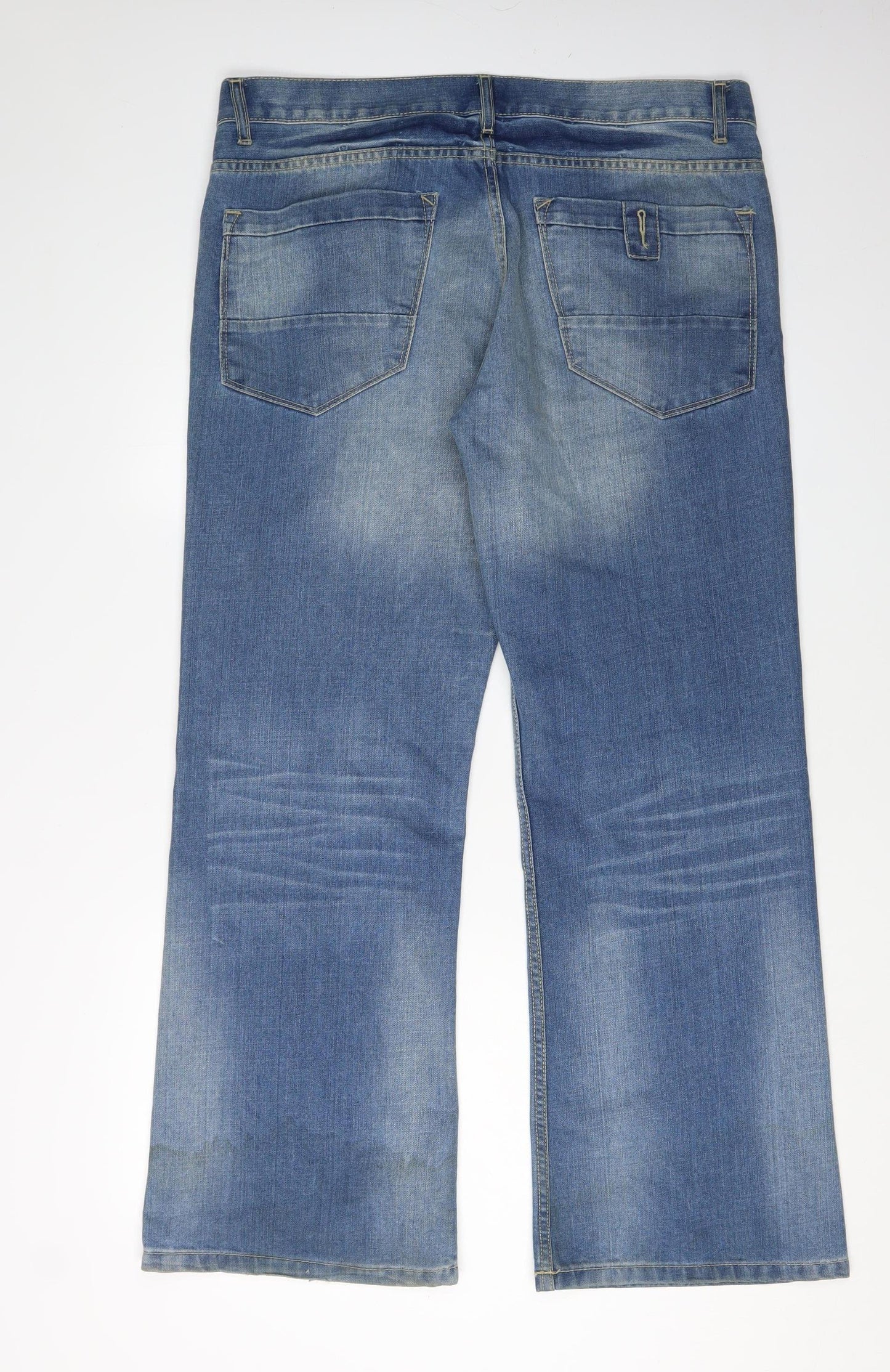 Urban Spirit Men's Blue Straight Leg Jeans, Size 36