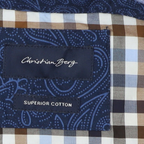 Christian Berg Men's Multicolour XL Check Shirt