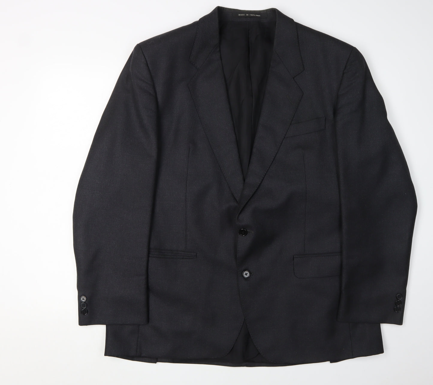 Dunn & Co Men's Black Wool Blazer Size 44R