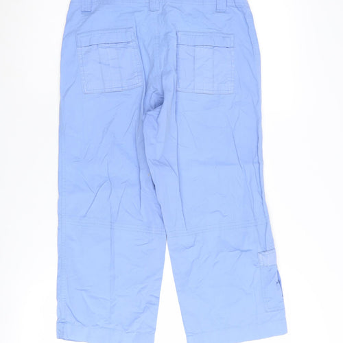Peter Storm Women's Blue Cargo Trousers Size 12 Cotton