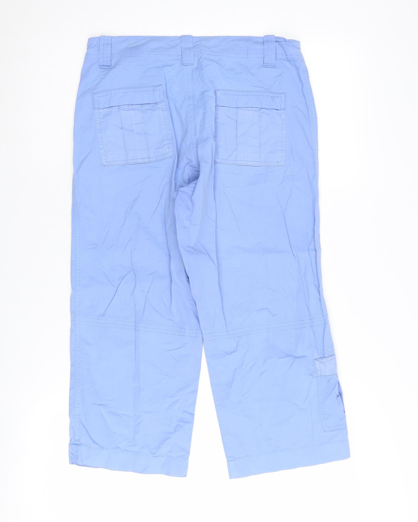 Peter Storm Women's Blue Cargo Trousers Size 12 Cotton