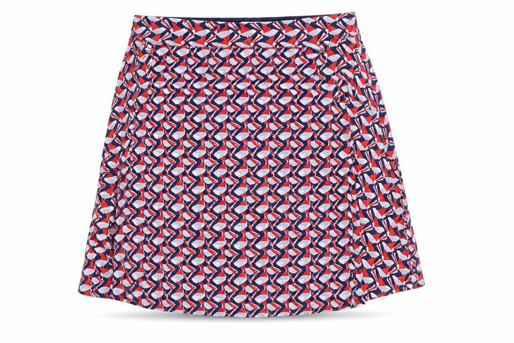 Front view of White Stuff Women's Multicoloured A-Line Skirt, size 12