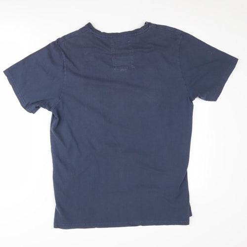 Man City Men’s Blue T-Shirt, Medium, Casual Crew Neck