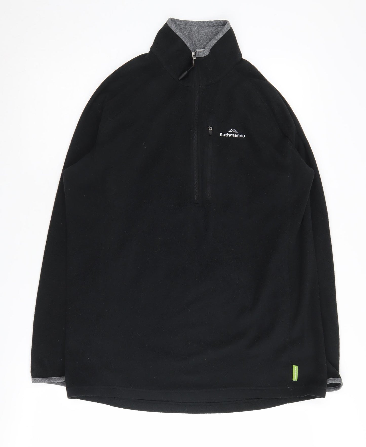 Kathmandu Men's Black S 1/4 Zip Fleece Sweatshirt