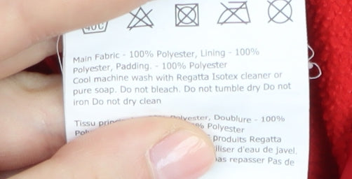 Regatta Unisex Kids Red Waterproof Jacket, 3 Years